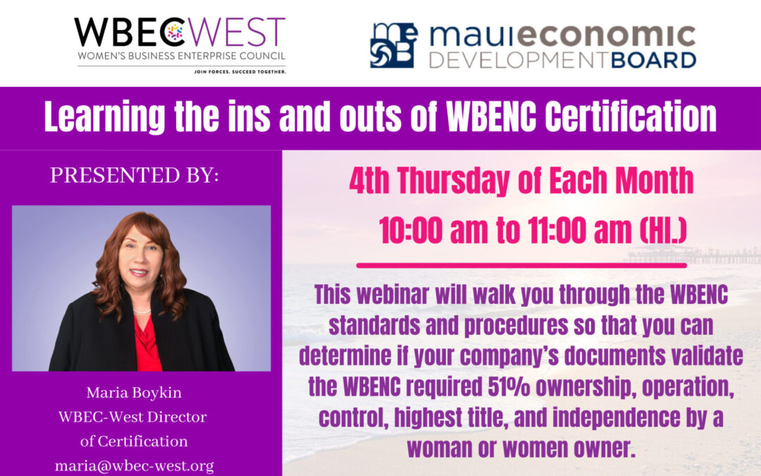 Learning the Ins and Outs of WBENC Certification