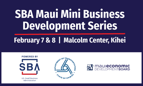 Maui Mini Business Development Series