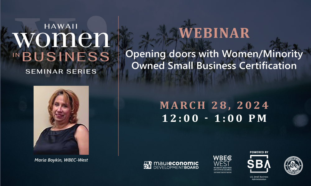 Opening doors with Women/Minority Owned Small Business Certification