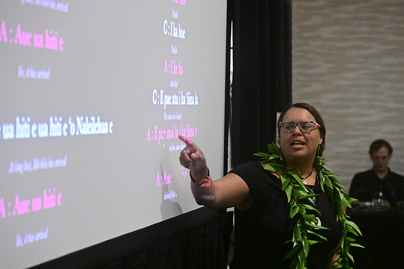 Brittany Kamai presents an Hawaiian perspective
