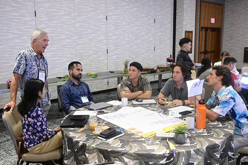 Tom Kubancik mentored the EMER-GEN cohort through the Innovation Challenge