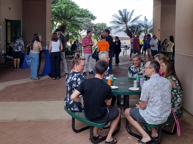 Networking at Maui TechOhana