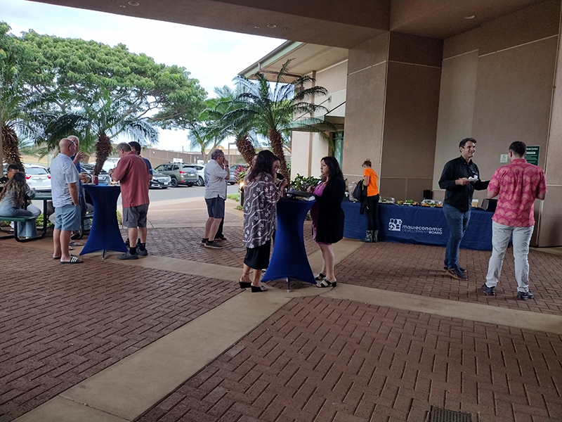 Networking at Maui TechOHana