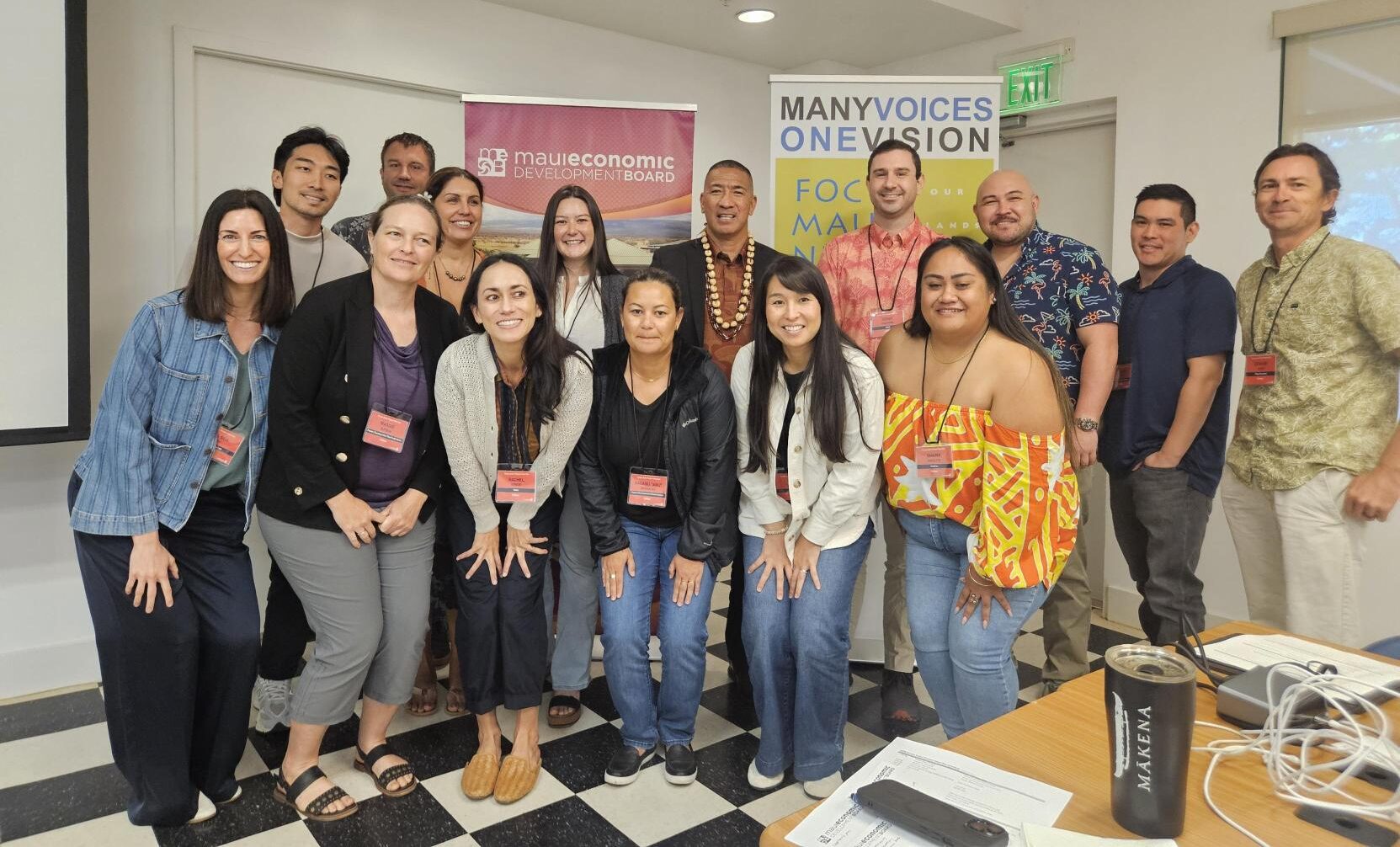 Ka Ipu Kukui Fellows group shot with Amos Lonokailua-Hewitt