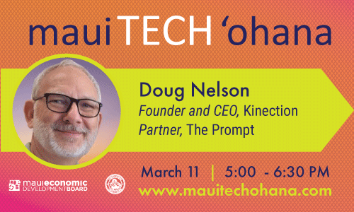 Maui Tech "Ohana promo image with Doug Nelson