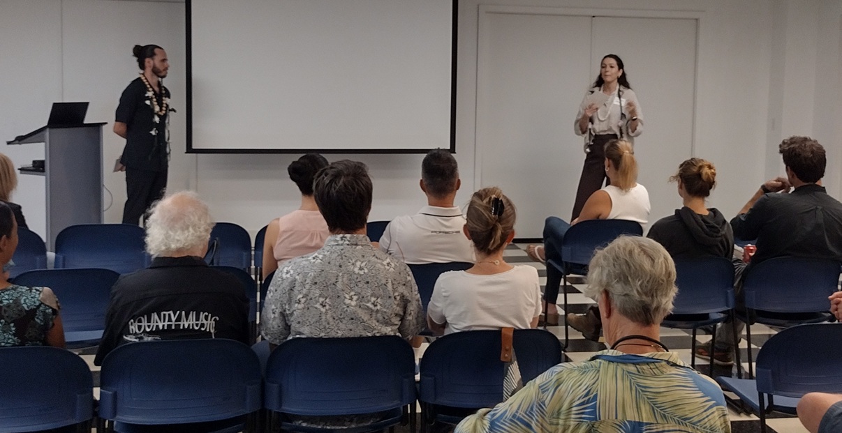 Josh & Dana Ellis presenting at Maui Tech 'Ohana