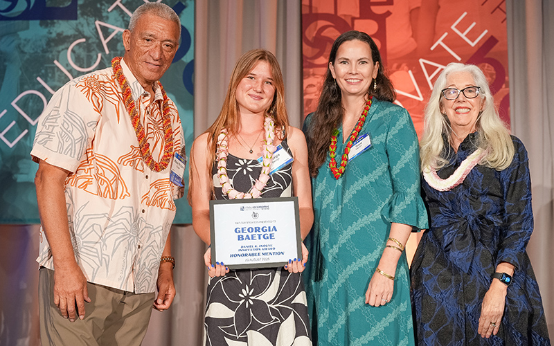 Georgia Baetge, Honorable Mention  for the DKII award